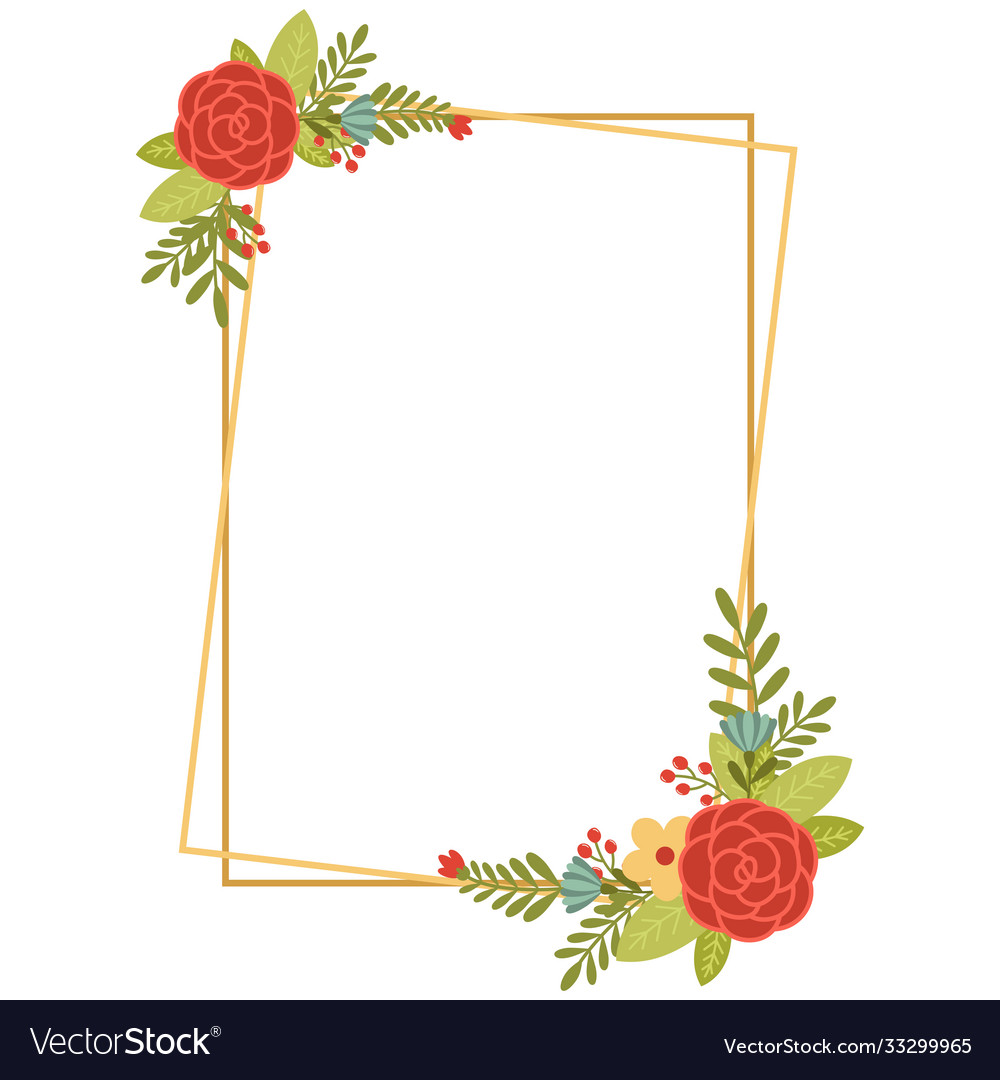 Detail Floral Frames Nomer 3