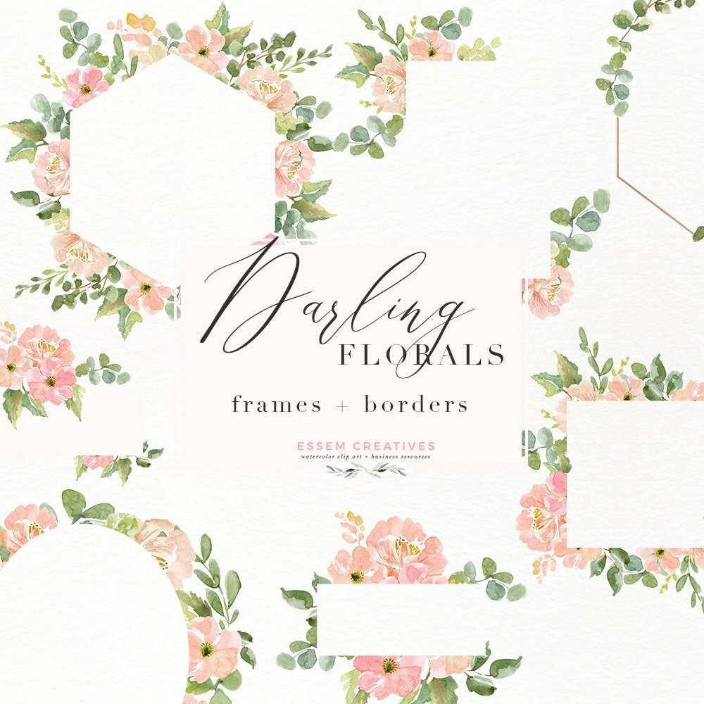 Detail Floral Frames Nomer 37