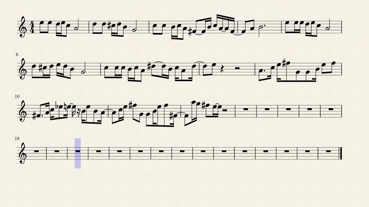 Detail Floral Fury Trumpet Sheet Music Nomer 2