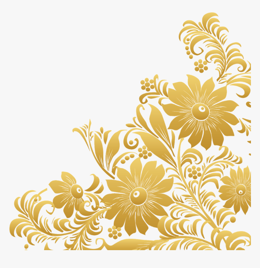 Detail Floral Gold Png Nomer 2