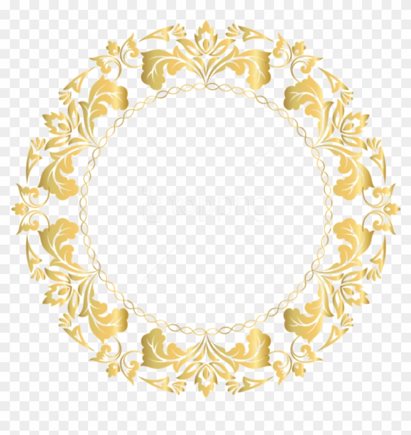 Detail Floral Gold Png Nomer 15