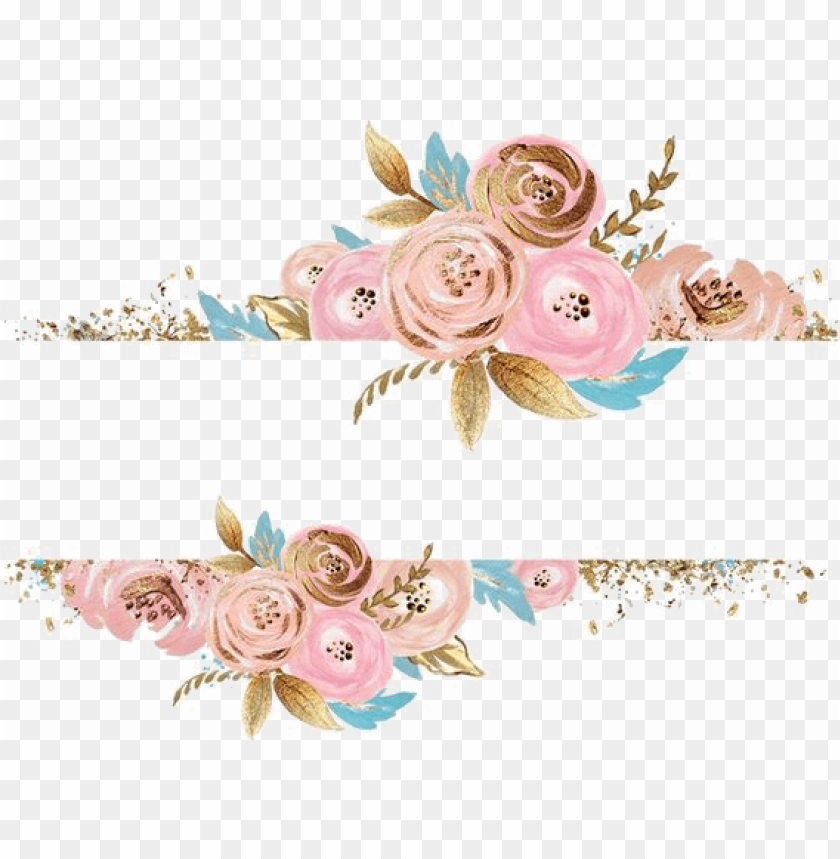 Detail Floral Gold Png Nomer 32