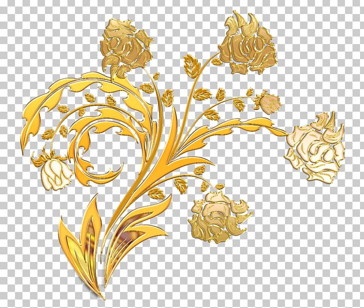 Detail Floral Gold Png Nomer 49