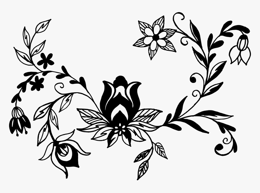 Detail Floral Ornament Png Nomer 16