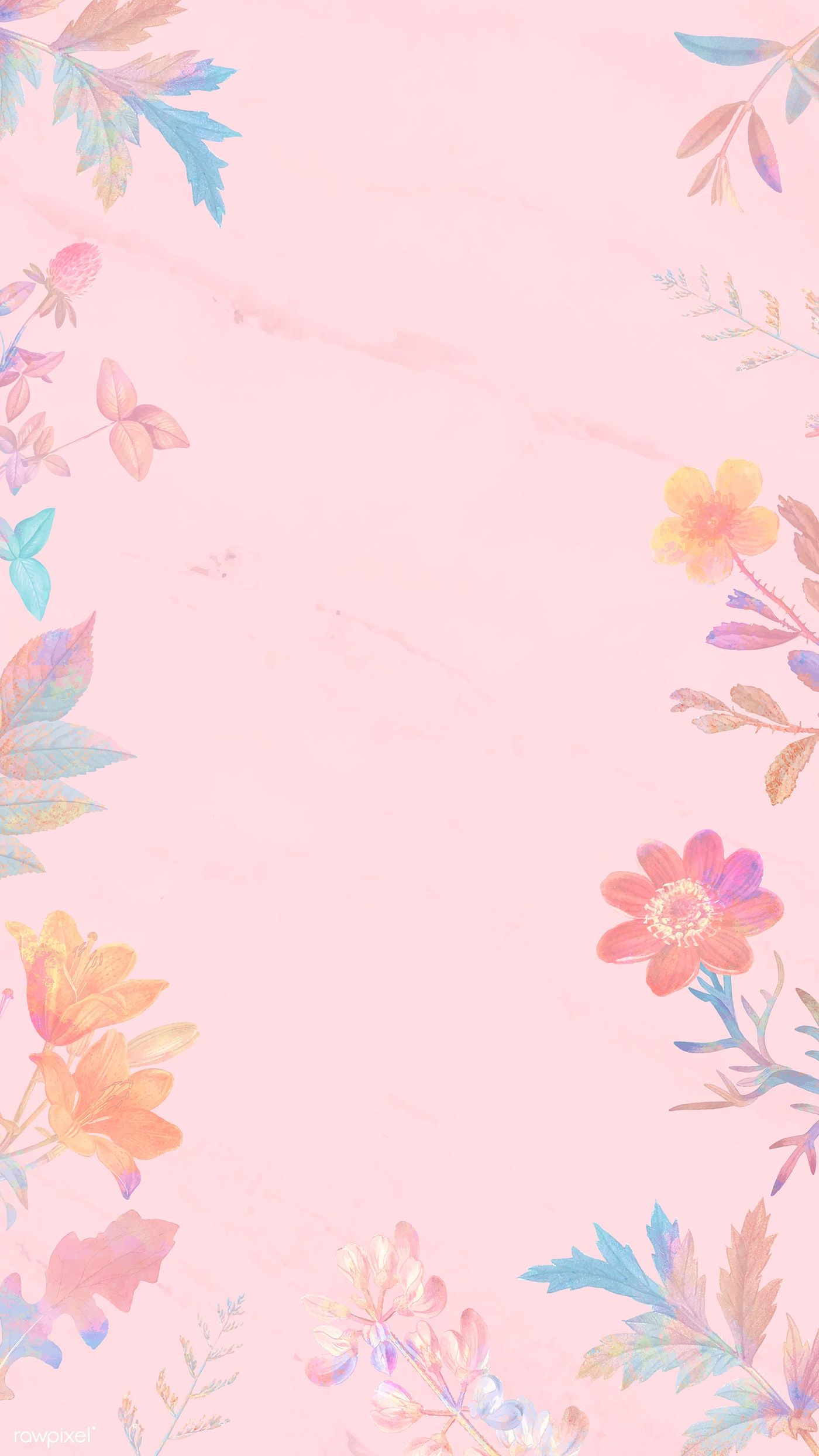 Detail Floral Pastel Background Nomer 19