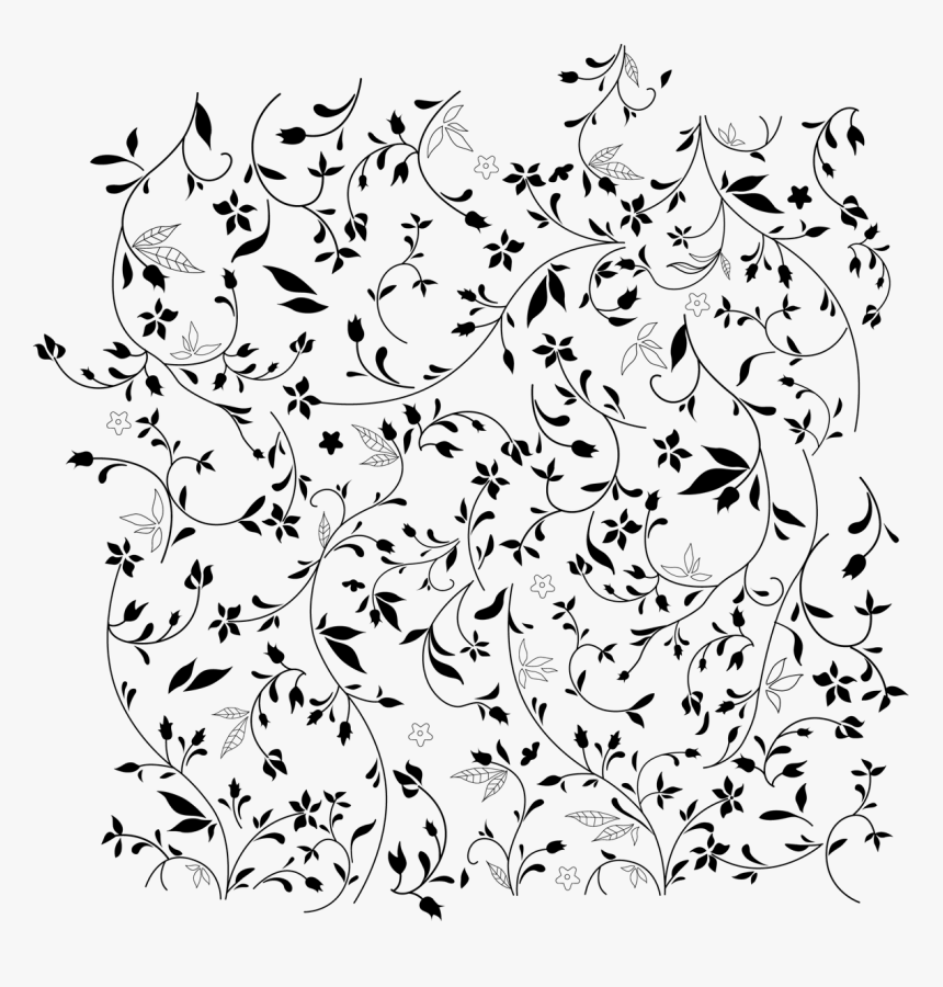 Detail Floral Pattern Vector Png Nomer 3