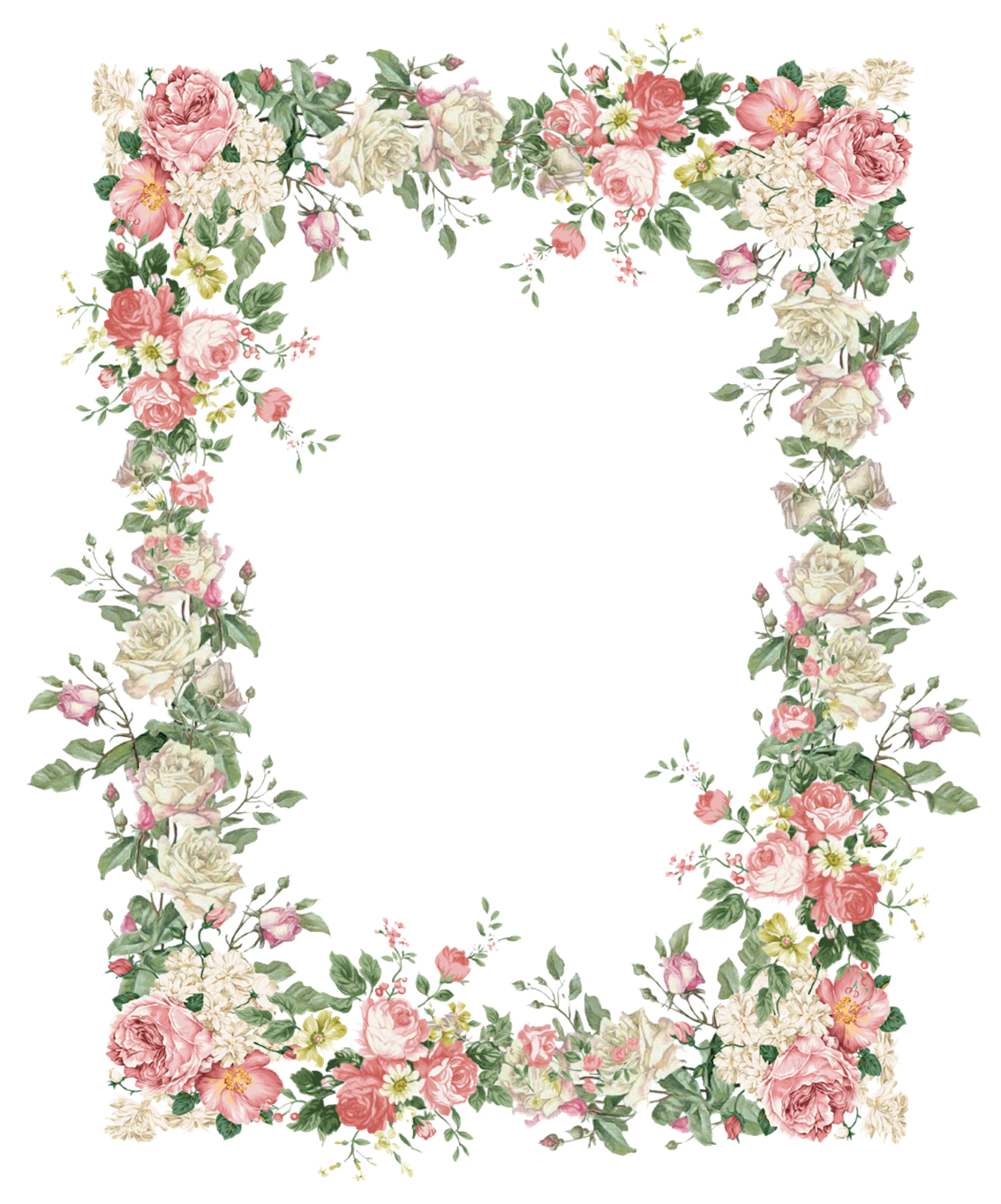 Detail Floral Png Frame Nomer 9