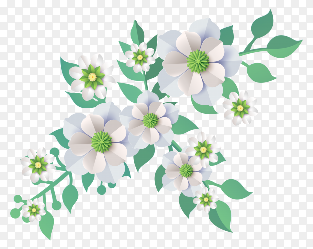 Detail Floral Transparent Background Nomer 28