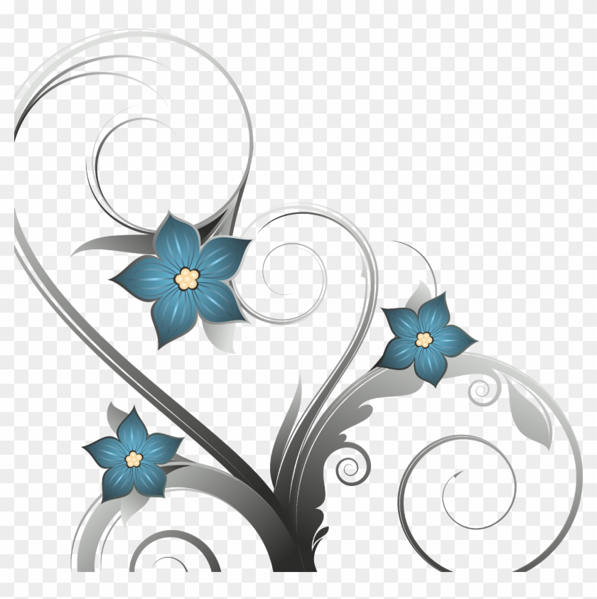 Detail Floral Vector Art Png Nomer 42