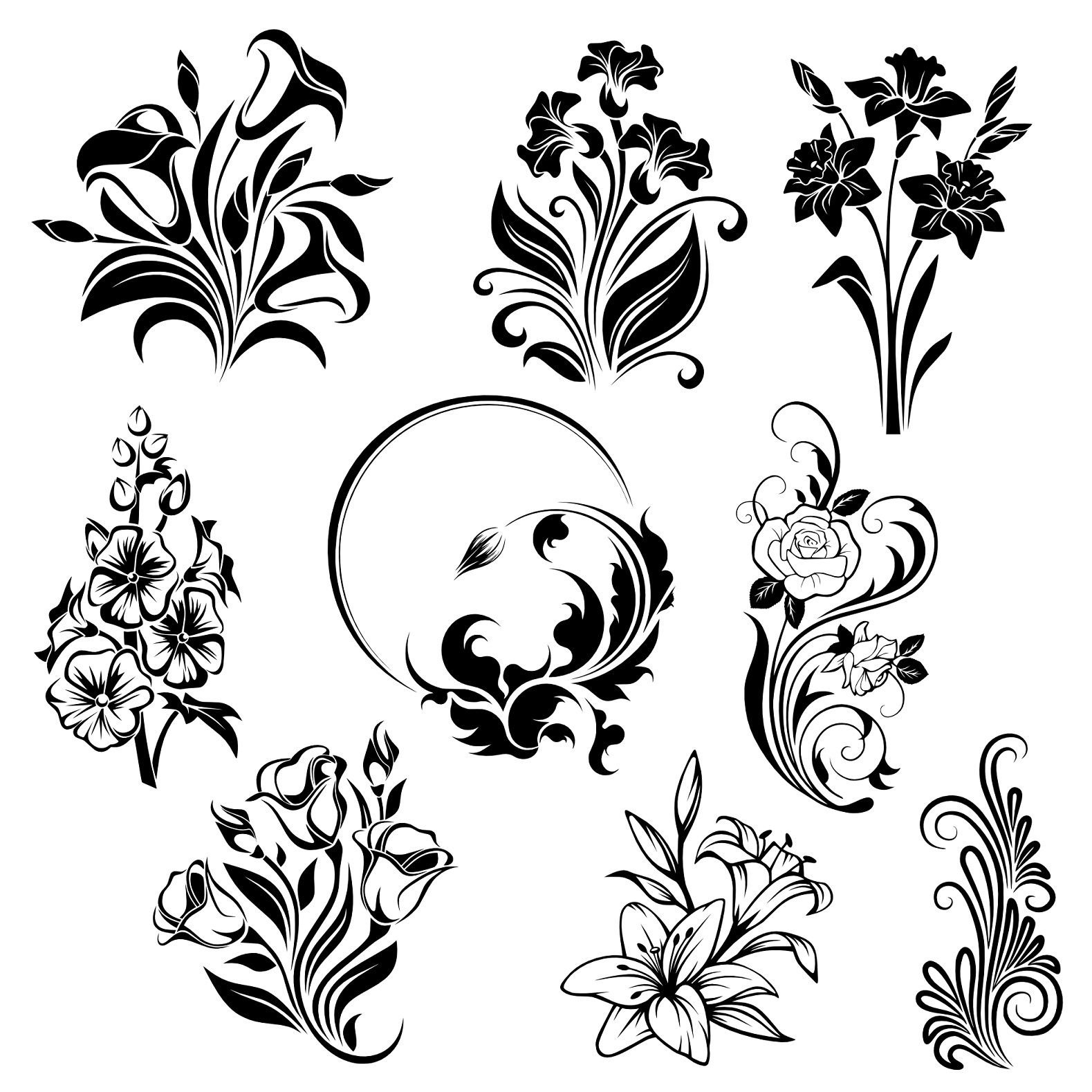 Floral Vector Cdr Free Download - KibrisPDR