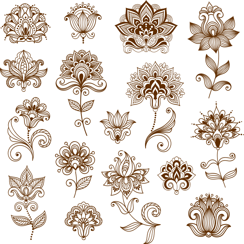 Detail Floral Vector Cdr Free Download Nomer 31