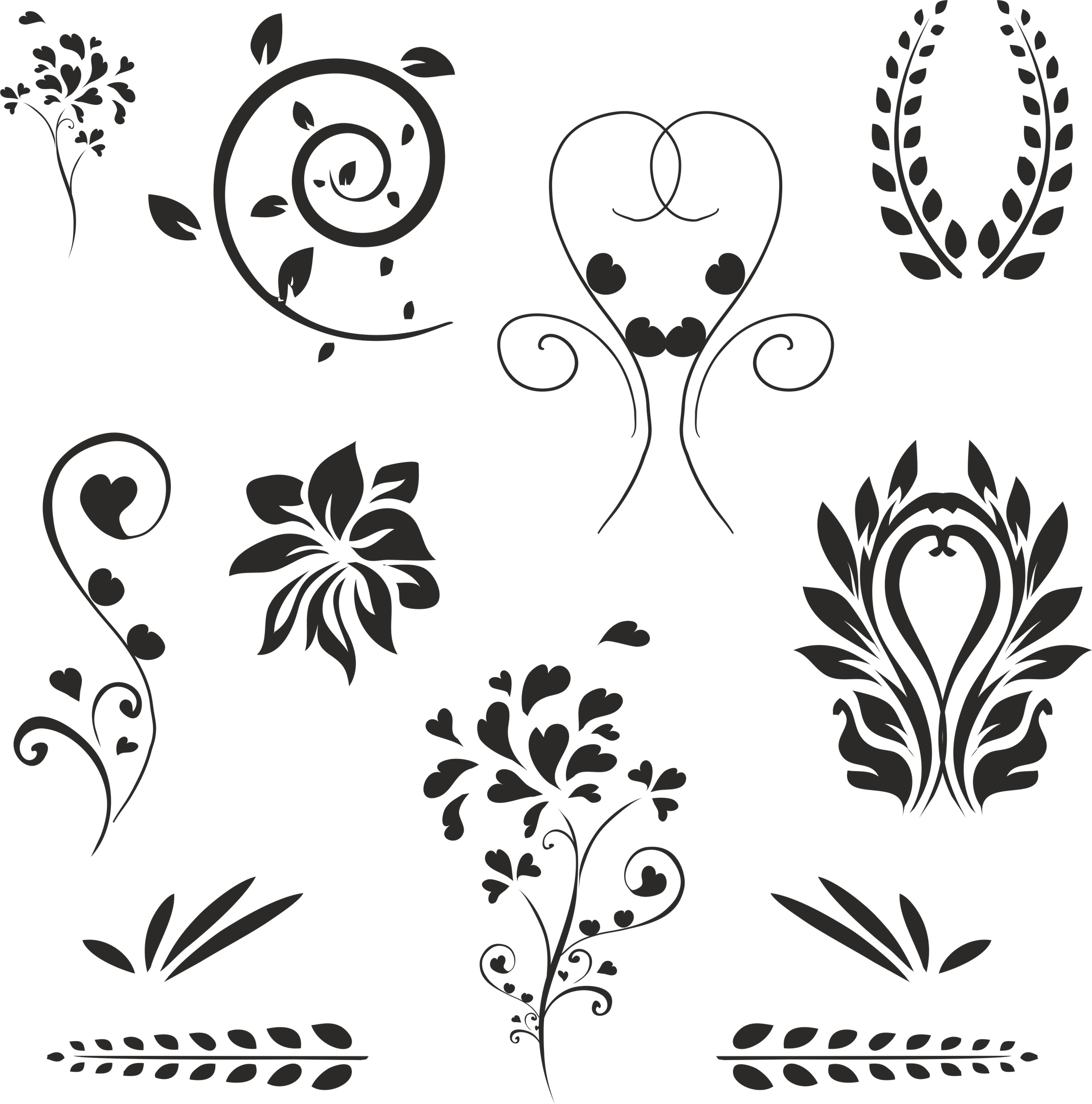 Detail Floral Vector Cdr Free Download Nomer 7