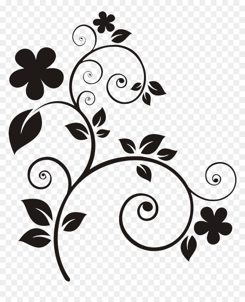 Detail Floral Vector Png Nomer 12