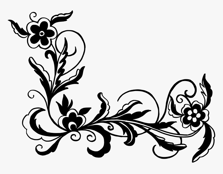 Detail Floral Vector Transparent Png Nomer 7