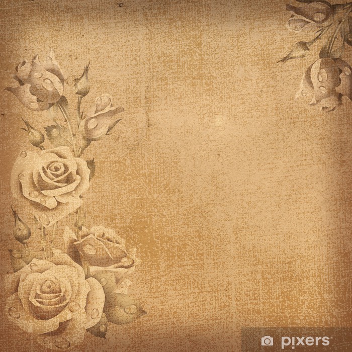 Detail Floral Vintage Background Nomer 9