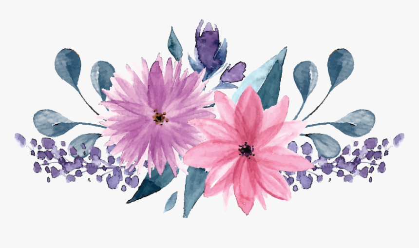 Detail Floral Watercolor Png Nomer 13