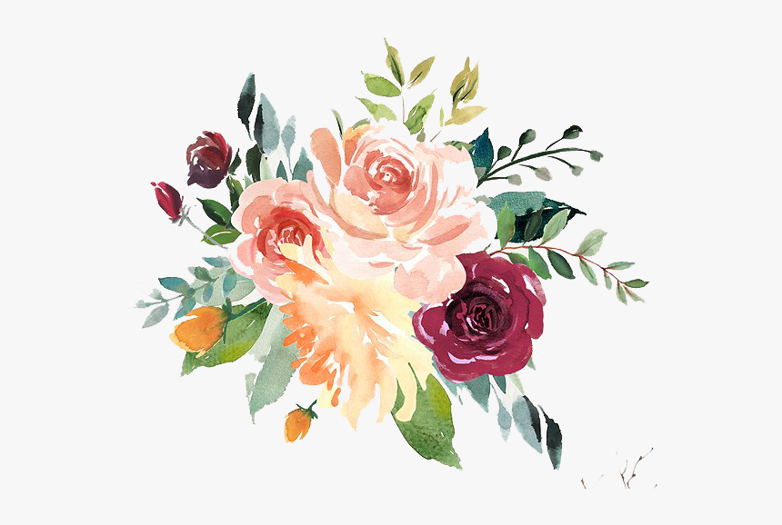 Detail Floral Watercolor Vector Nomer 4