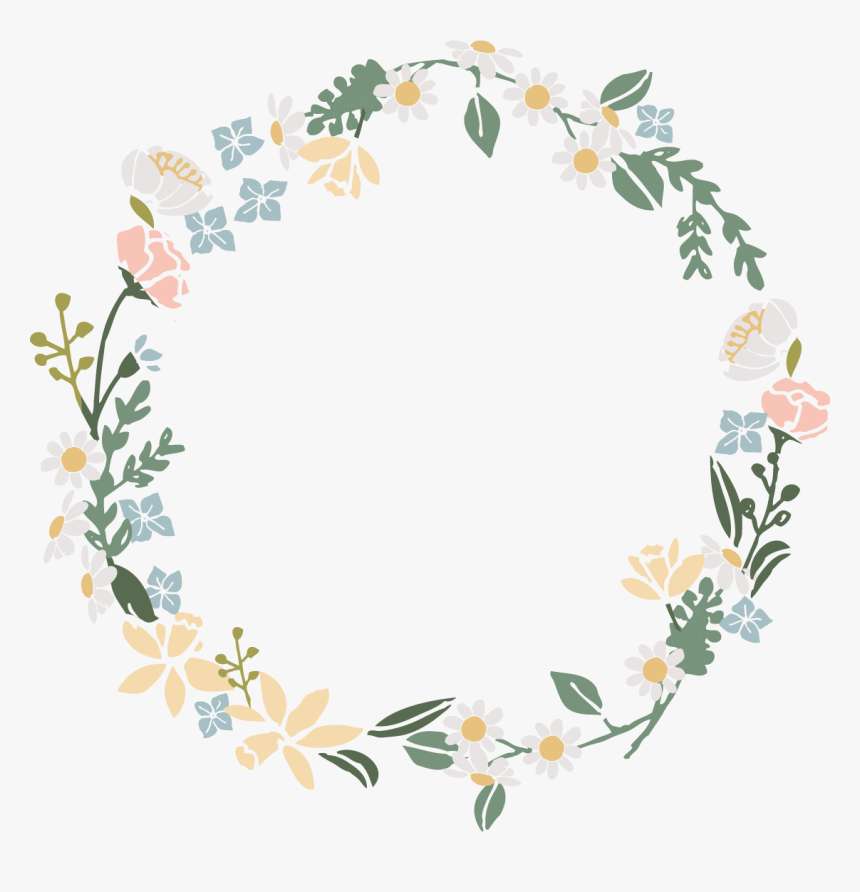 Floral Wreath Transparent Background - KibrisPDR