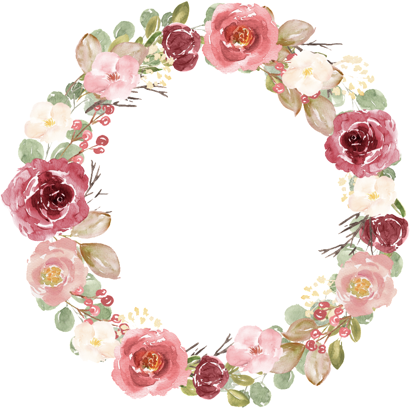 Detail Floral Wreath Transparent Background Nomer 12