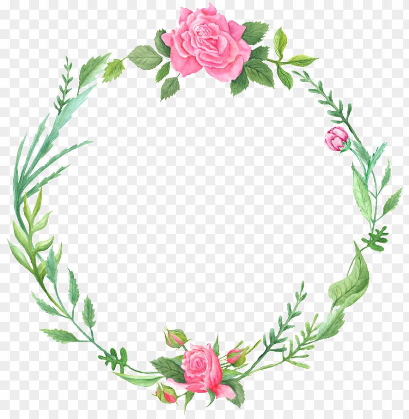 Detail Floral Wreath Transparent Background Nomer 14