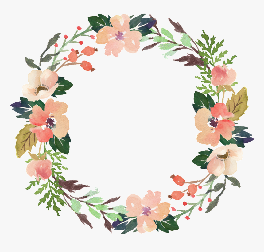 Detail Floral Wreath Transparent Background Nomer 2