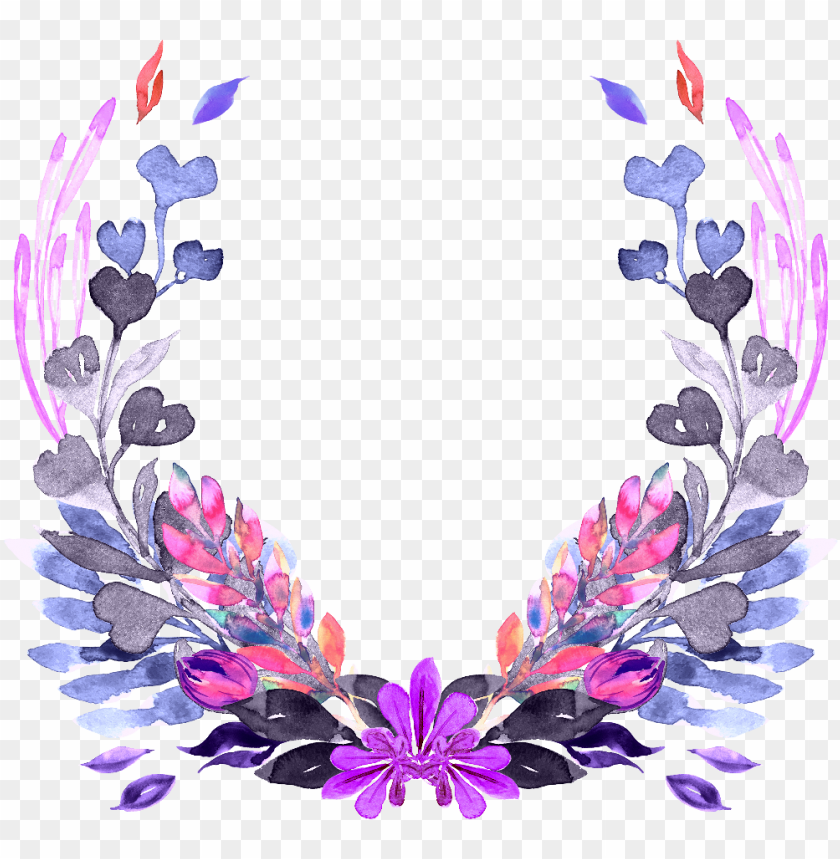 Detail Floral Wreath Transparent Background Nomer 31