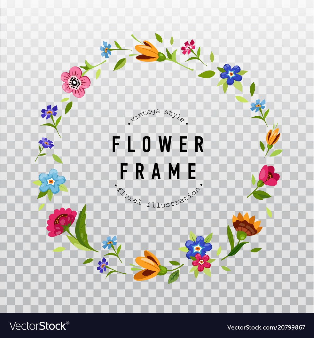 Detail Floral Wreath Transparent Background Nomer 34