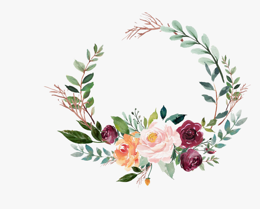 Detail Floral Wreath Transparent Background Nomer 8