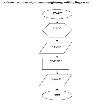 Detail Flowchart Luas Lingkaran Nomer 52