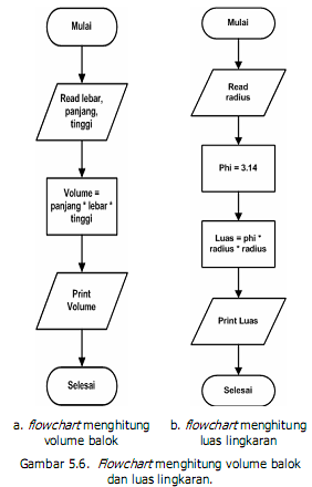 Detail Flowchart Luas Lingkaran Nomer 56