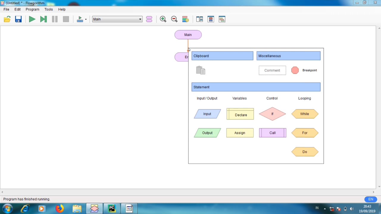 Detail Flowchart Volume Tabung Nomer 43