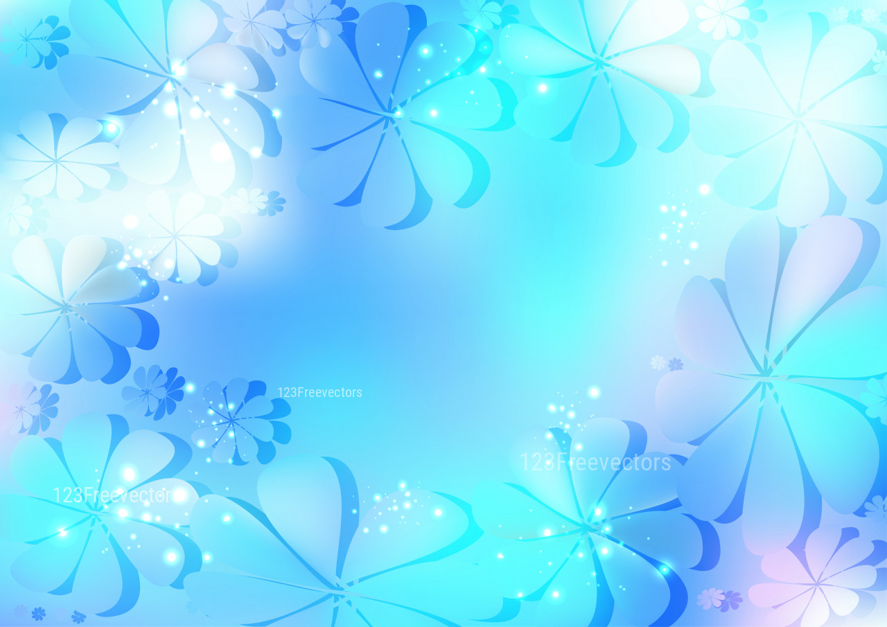 Detail Flower Background Blue Nomer 27