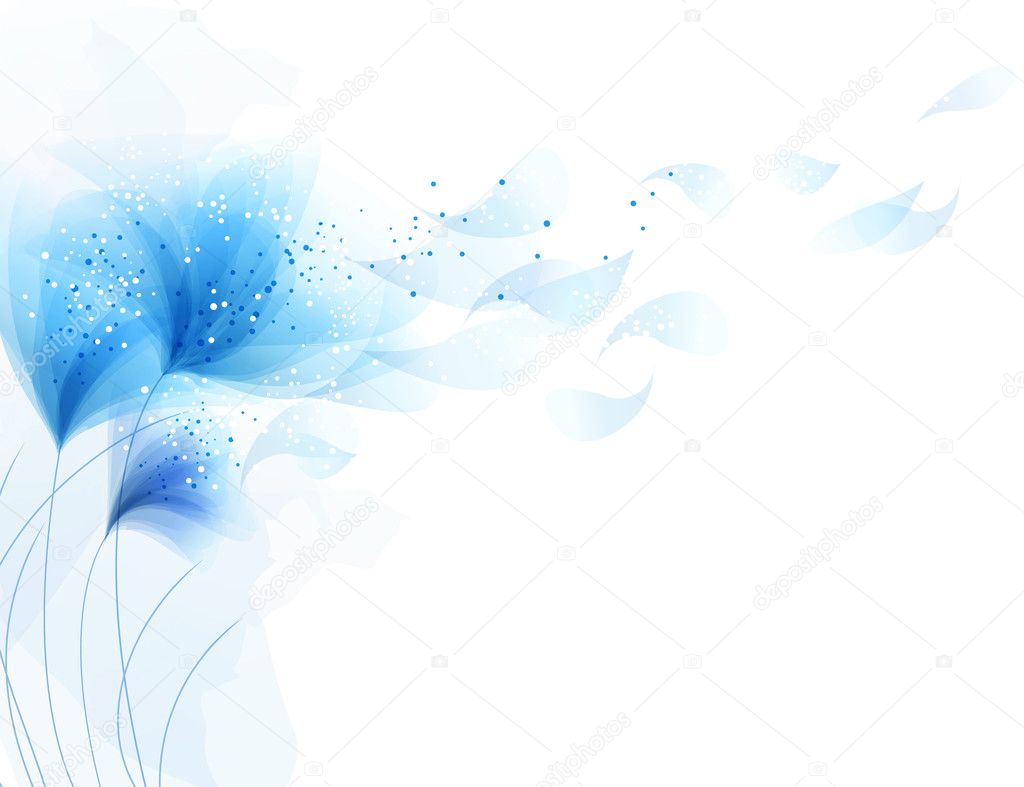 Detail Flower Background Blue Nomer 31