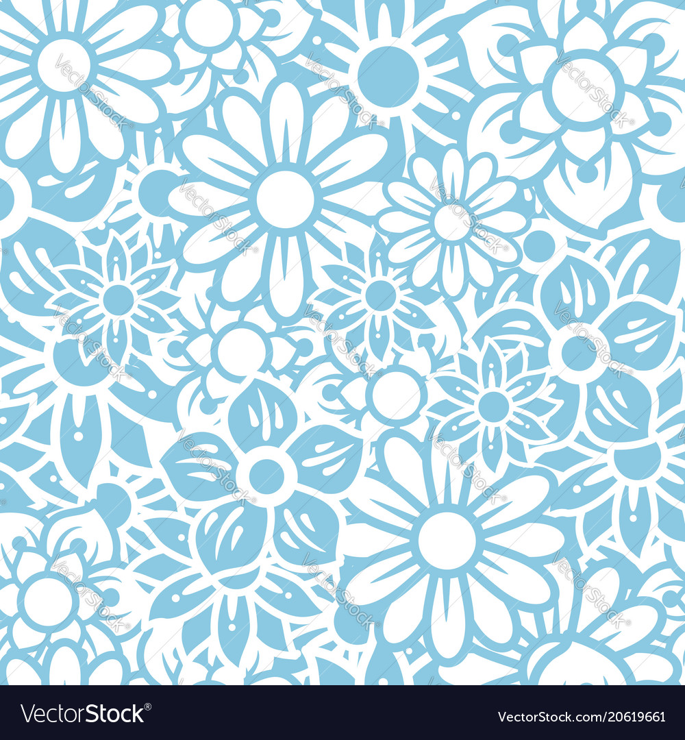 Detail Flower Background Blue Nomer 41