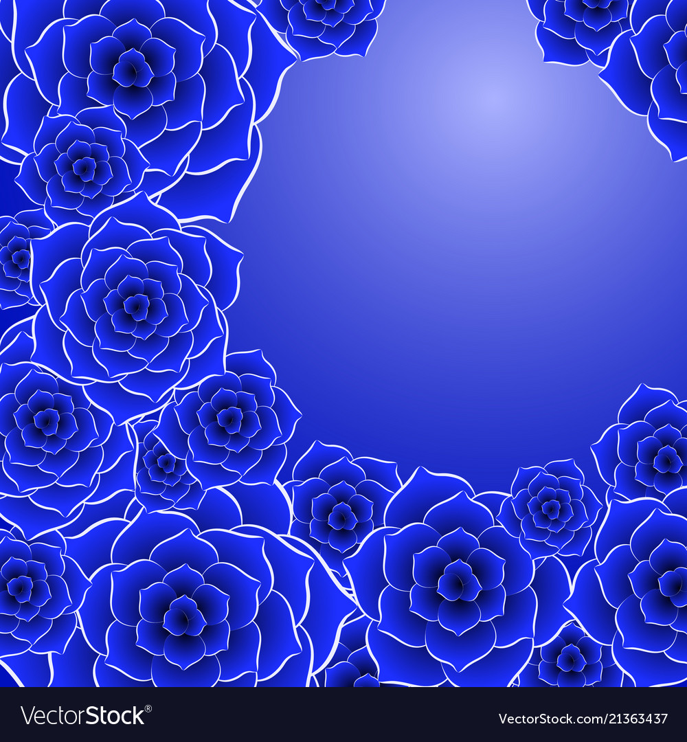 Detail Flower Background Blue Nomer 45