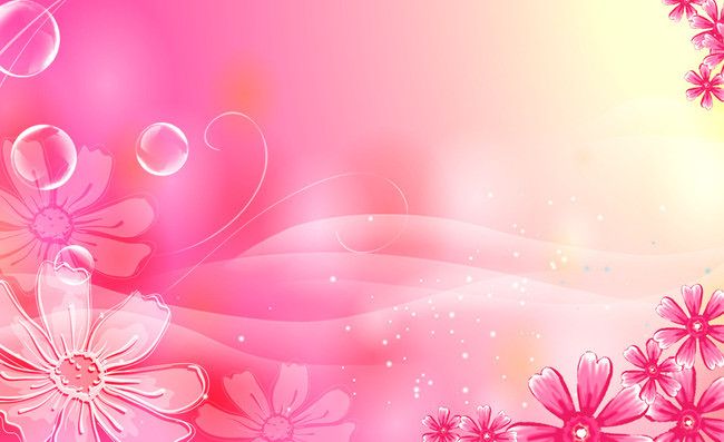 Flower Background Pink - KibrisPDR