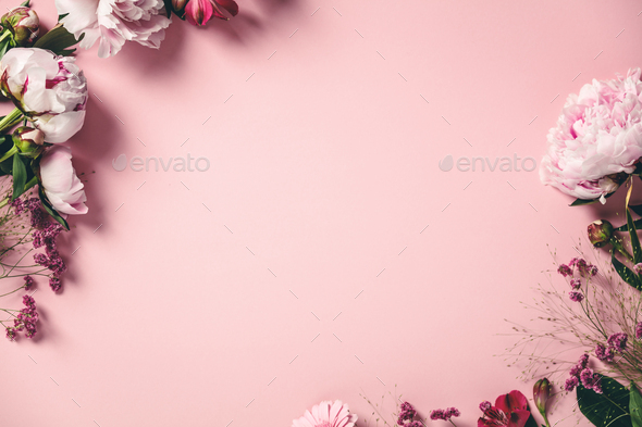 Detail Flower Background Pink Nomer 32