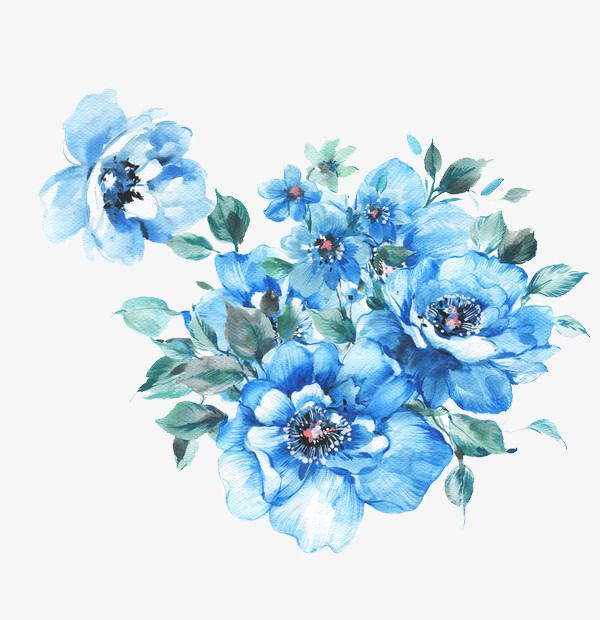 Detail Flower Blue Png Nomer 8