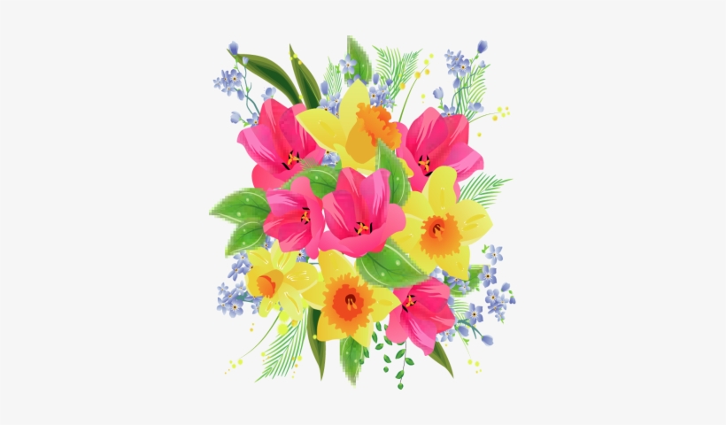 Detail Flower Bouquet Clip Art Nomer 11