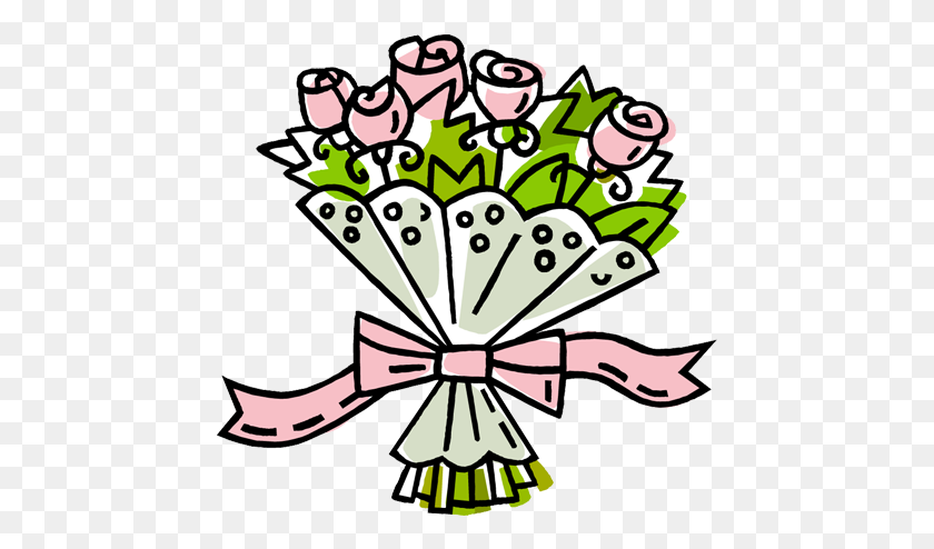 Detail Flower Bouquet Clipart Nomer 11