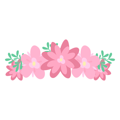 Flower Crown Vector Png - KibrisPDR