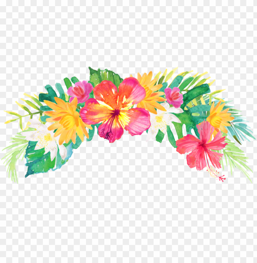 Detail Flower Crown Vector Png Nomer 4