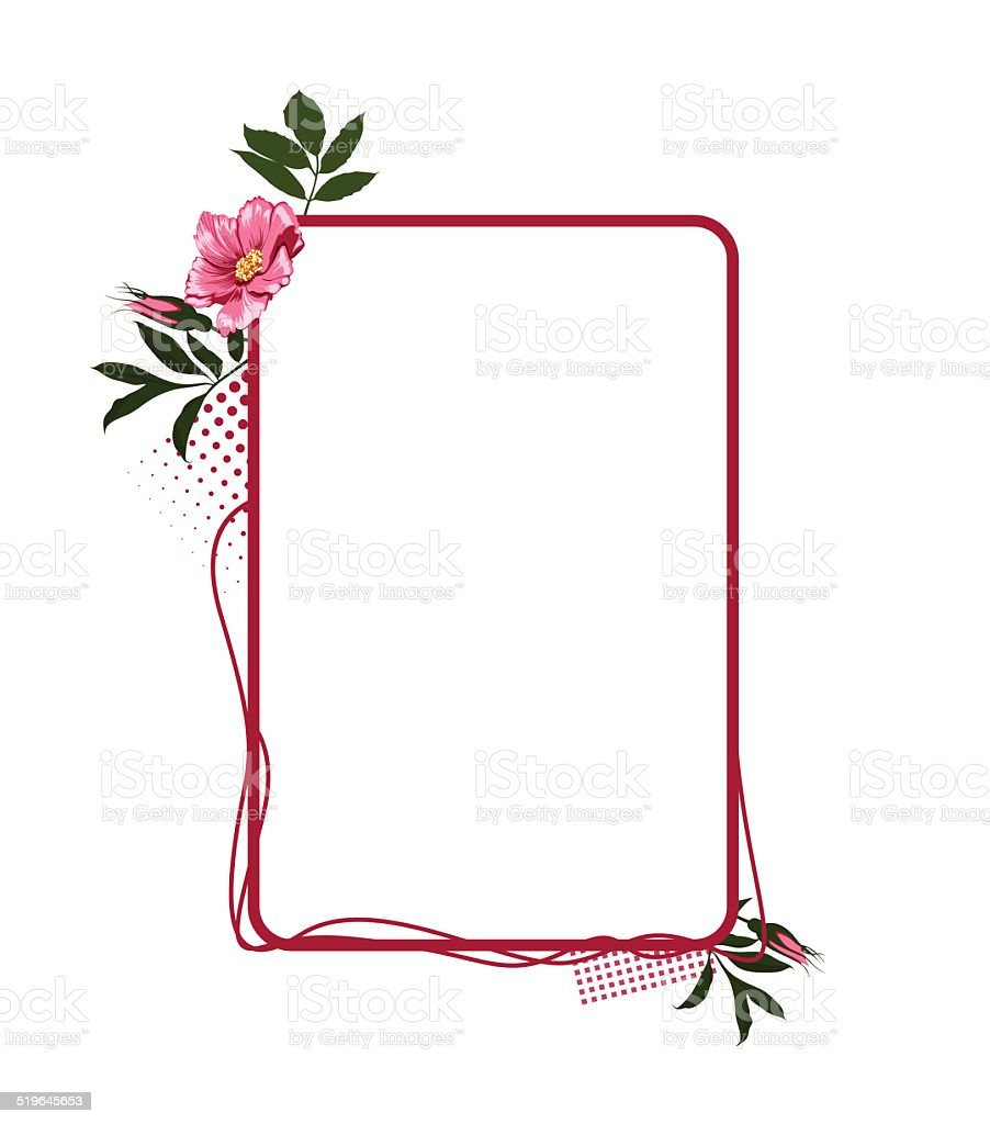 Detail Flower Frame Nomer 19