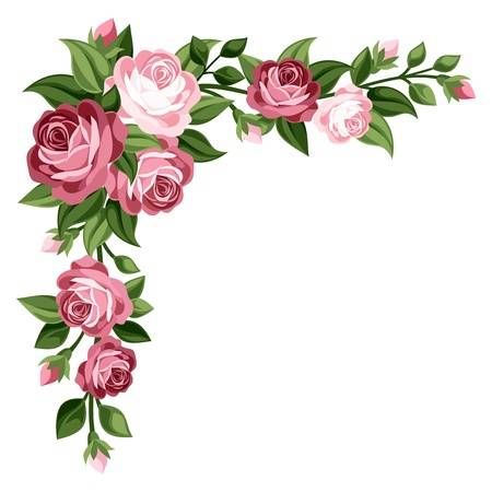 Detail Flower Frame Clipart Nomer 12