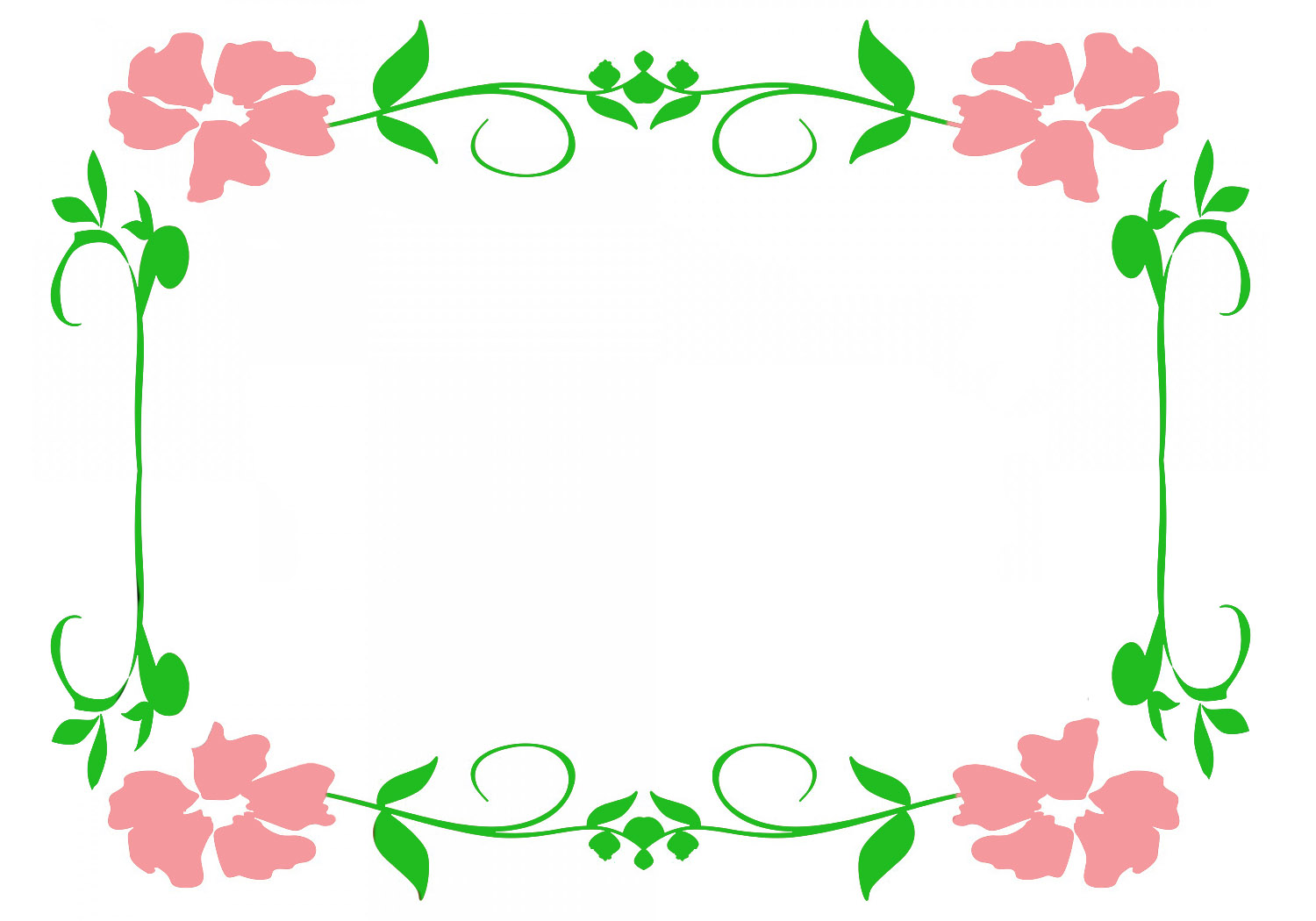 Detail Flower Frame Clipart Nomer 54