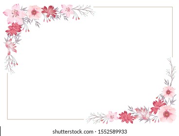 Detail Flower Frame Designs Nomer 6