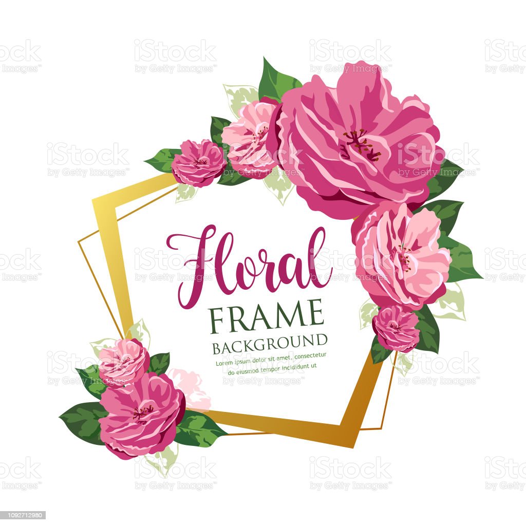 Detail Flower Frame Designs Nomer 53