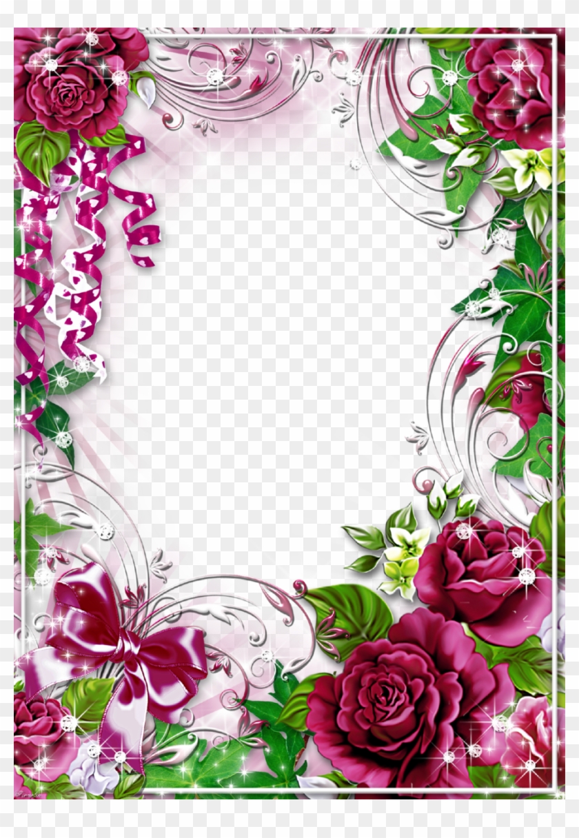 Detail Flower Frame Hd Nomer 13