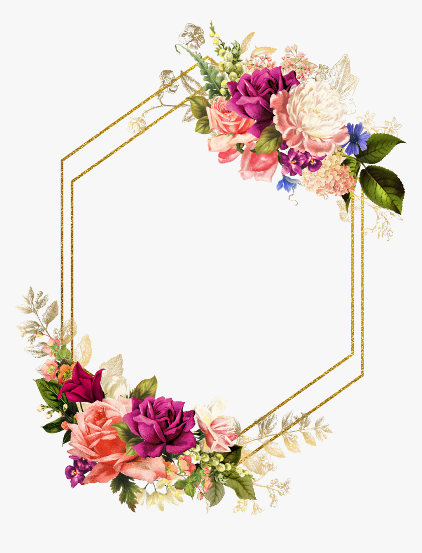 Detail Flower Frame Hd Nomer 6