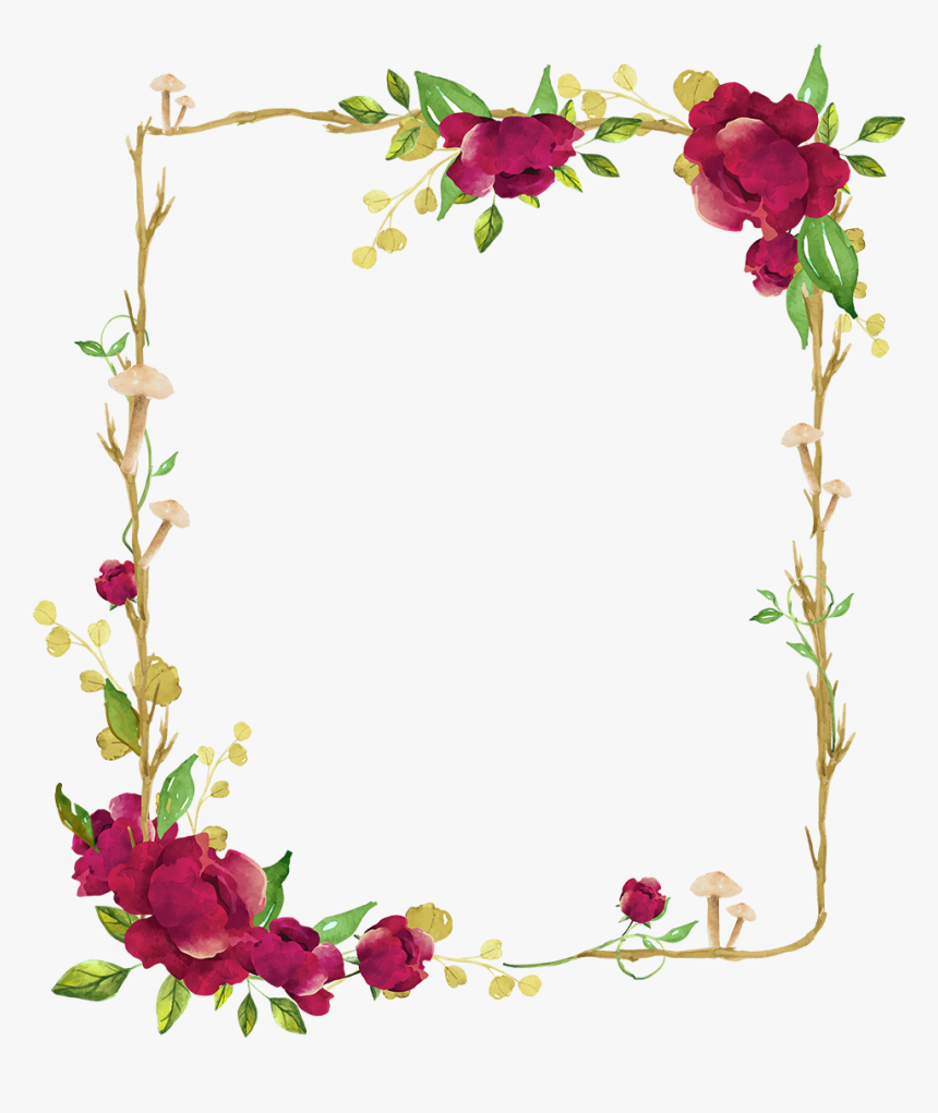 Detail Flower Frame Hd Nomer 9
